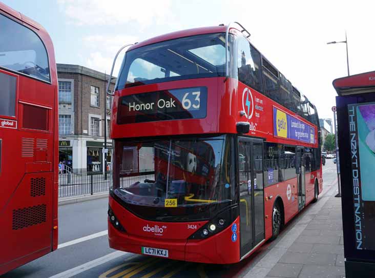 Abellio BYD DD ADL Enviro400EV CITY 3424